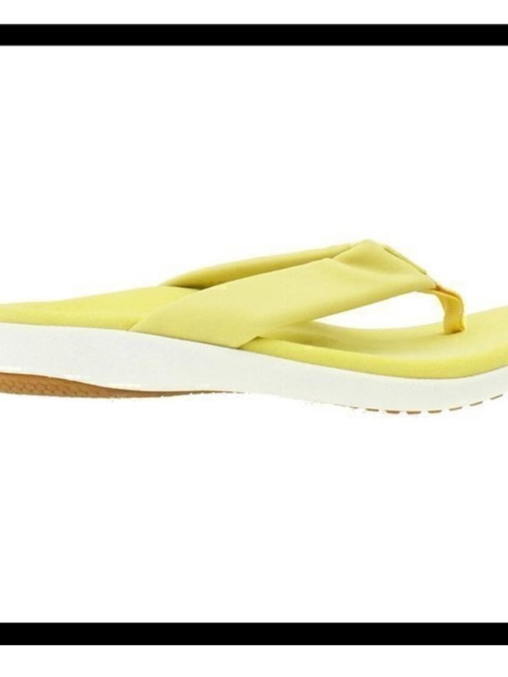 Spenco Orthotic Soft Yellow Sandals Size 8.5